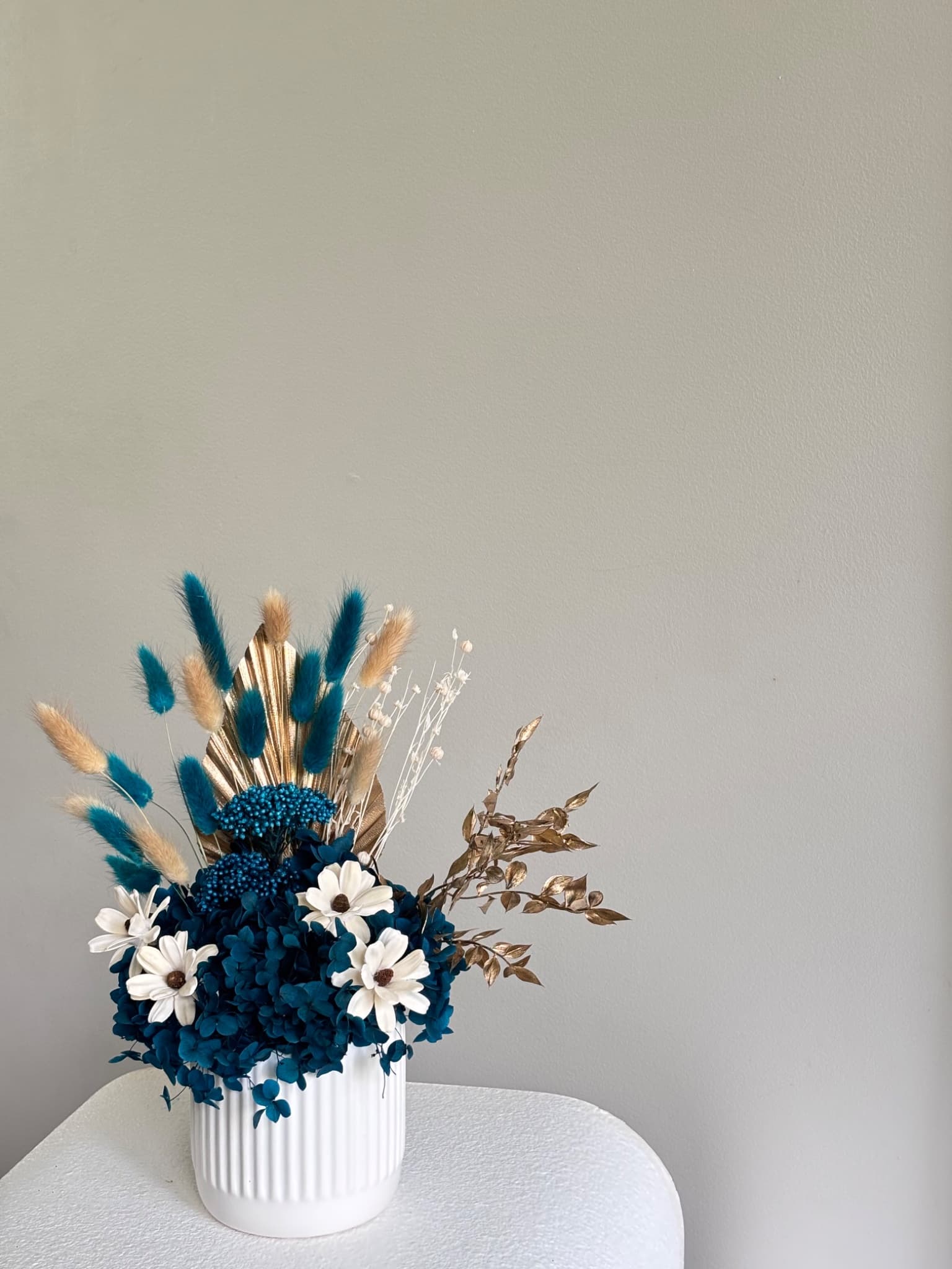 Teal & Gold Reverie Vase 2