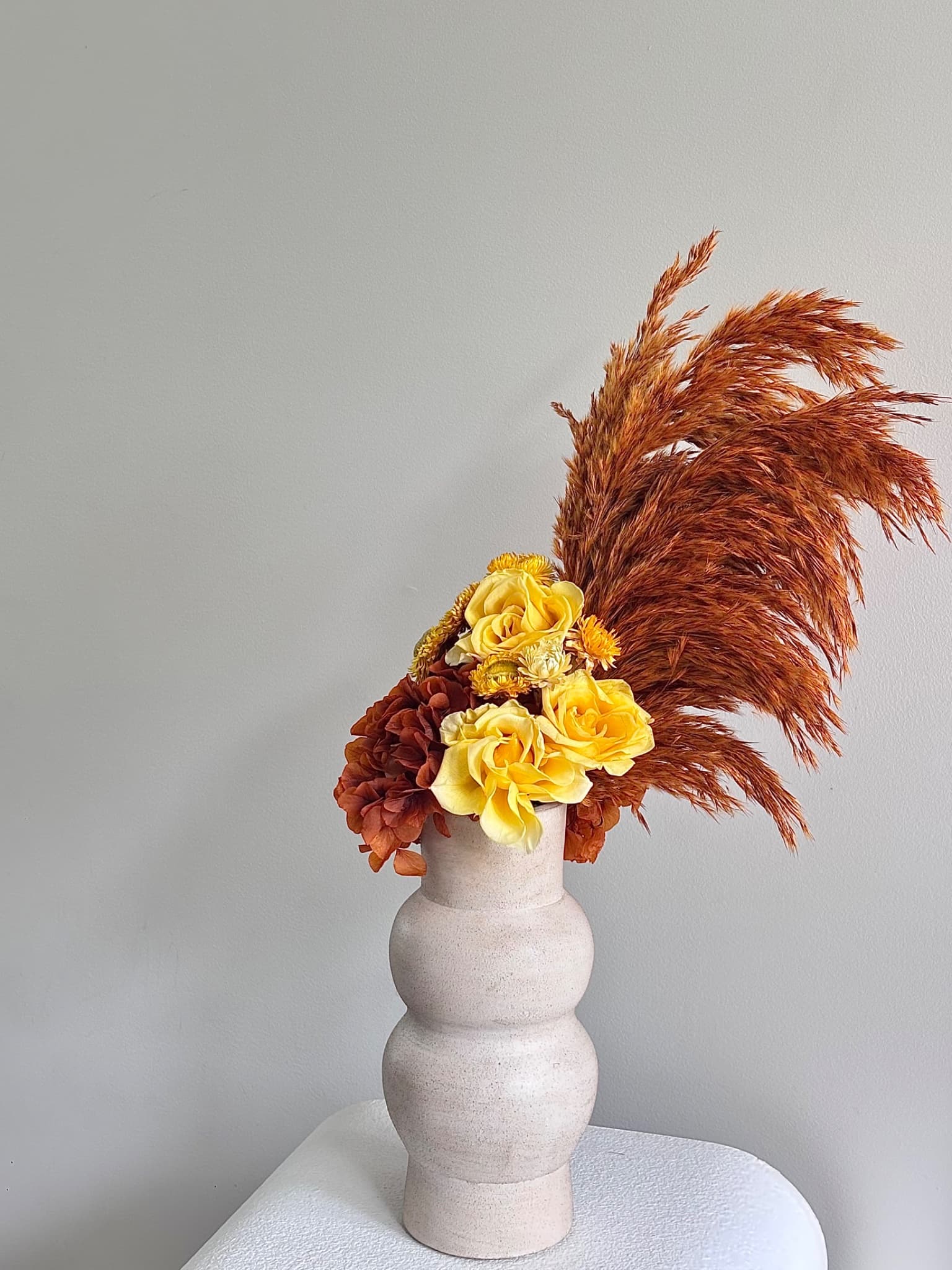 Ochre Breeze Vase